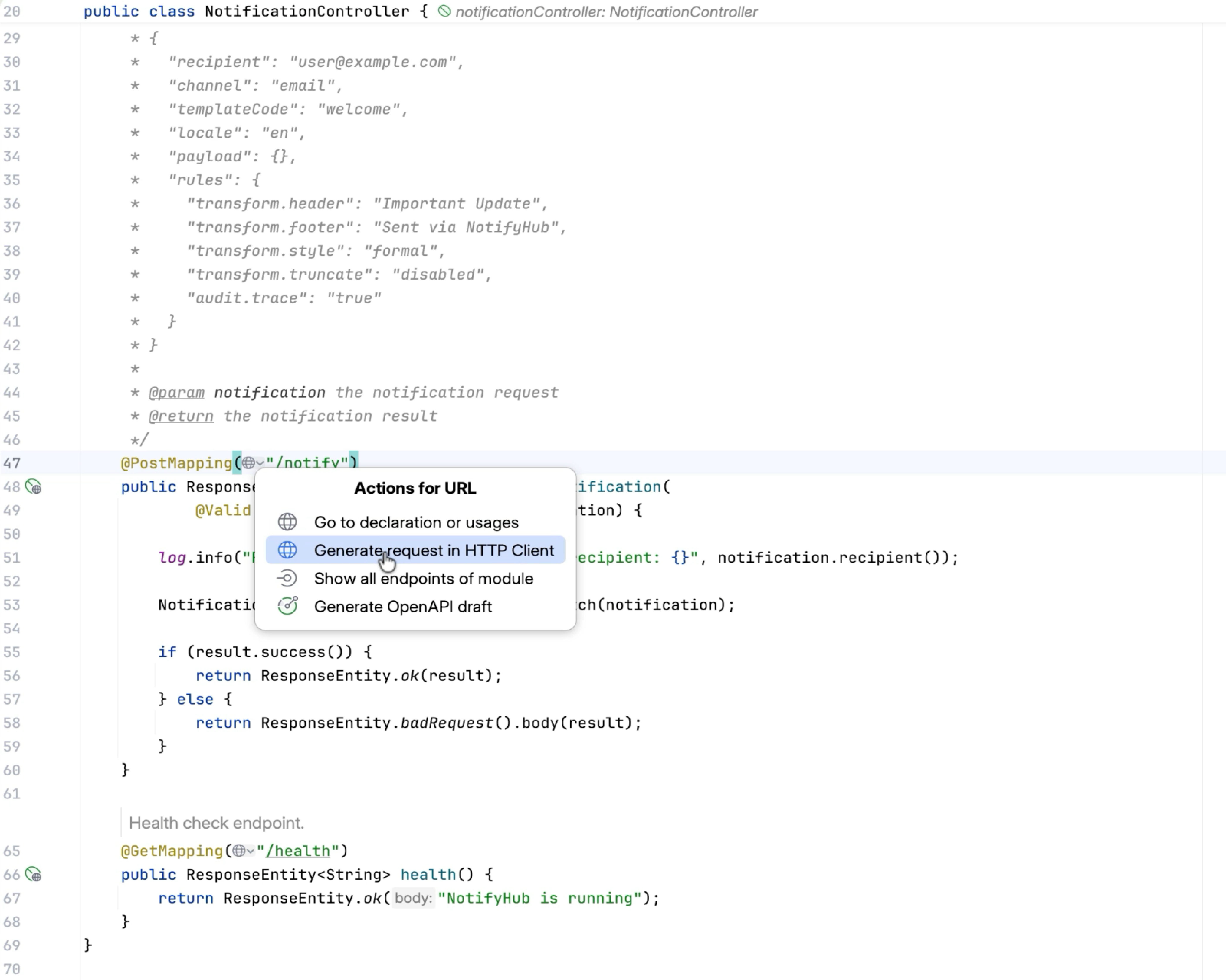 Built-in HTTP, database, and test tools inside IntelliJ IDEA